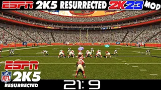 🏈 NFL 2k24 texture mod on PC 21:9 (NFL 2k5 Resurrected - Chiefs ) PCSX2 HD PS2 2k5R