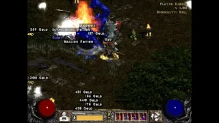 Diablo 2 Classic 1.06 Barbarian Hell part 5 ( Flayer XP and Act 4 Exp )