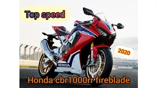 Honda cbr1000rr fireblade(2020) - Максимальная скорость | Разгон и сравнение с GPS |