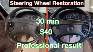 ￼How to restore a steering wheel for under $40 professional results