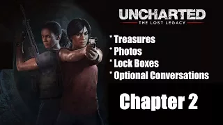 Uncharted: The Lost Legacy - All Collectables Chapter 2 (PS4)