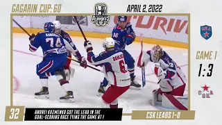 2022 KHL Gagarin Cup Playoffs in 60 seconds - 02 April