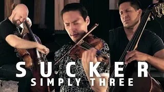 Sucker - Jonas Brothers (violin/cello/bass cover) - Simply Three | STUDIO SESSIONS