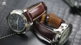 How to Handcraft a Leather Watch Band.来自中国的手工皮具匠人带你纯手工制作皮表带。