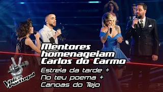 Mentors  - "Estrela da tarde" + "No teu poema" + Canoas do Tejo" | The Voice Portugal