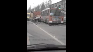 Авария в Воронеже на Ленинском проспекте
