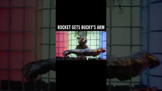 Rocket Gets Bucky's Vibranium Arm