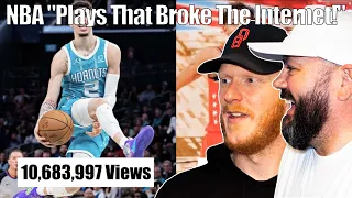 NBA "Plays That Broke The Internet!" MOMENTS REACTION | OFFICE BLOKES REACT!!