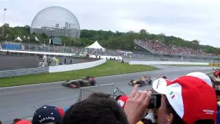 Safety car after Hamilton-Button accident