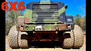 Are Dual Tires Better Than Singles? Oshkosh 7ton On 12 Tires.