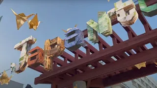 Bringing origami to life in San Francisco’s Japantown with Geospatial Creator in Adobe Aero