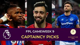 FPL GW9: CAPTAINCY PICKS | FANTASY PREMIER LEAGUE TIPS 2020/21