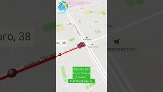 автобус 692 Кудрово на карте