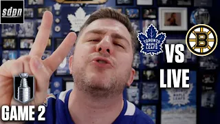 Stanley Cup Playoffs - Toronto Maple Leafs @ Boston Bruins - Game 2 LIVE w/ Steve Dangle