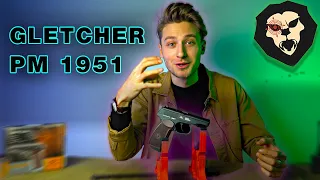 ОБЗОР Пистолет пневматический Gletcher PM 1951