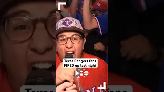 This Texas Rangers fan was all of us last night 🤣