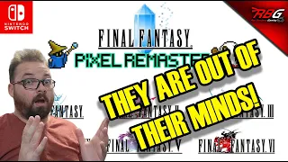 Square Enix is CRAZY! Final Fantasy Pixel Remaster Physical to Cost $75 for Nintendo Switch & PS4!