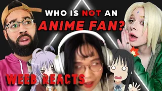 WEEB REACTS TO 6 Anime SUPERFANS vs 1 Fake Fan | Odd Man Out