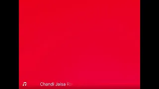 Chandi Jaisa Rang hai tera (Pankaj Udas) - Karaoke