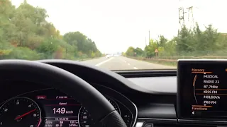 2015 Audi A7 3.0 TDI quattro Competition Acceleration & Sound Exhaust