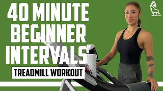 BEST BEGINNER INTERVAL TREADMILL WORKOUT!