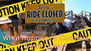 What Happens When Roller Coasters BREAK DOWN??? | Ride Downtime, Faults, And Maintenance Explained