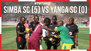 #TBT2012: SIMBA SC {5} vs YANGA SC {0} | MOJA YA KIPIGO KIZITO TULICHOMSHUSHIA MTANI KWENYE LIGI