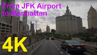 Driving from JFK Airport to Manhattan via Brooklyn