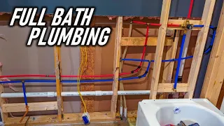 Installing All Plumbing for a Full Bath