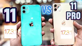 iPhone 11 vs iPhone 11 pro comparison in 2024 Boot up and Apps loading test in 2024 #apple #iphone