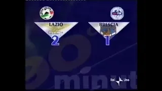 2000-01 (4a - 01-11-2000) Lazio-Brescia 2-1 [Hubner(R),S.Inzaghi(R),S.Inzaghi] Serv 90°Minuto Rai1