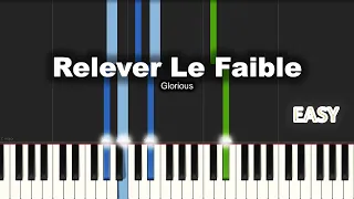 Glorious - Relever Le Faible | EASY PIANO TUTORIAL BY Extreme Midi