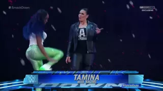 Tamina vs sasha banks