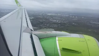 Посадка самолета в Новосибирске (Аэропорт Толмачево)