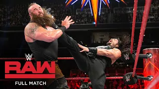 FULL MATCH - Roman Reigns vs. Braun Strowman: Raw, March 20, 2017