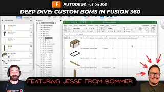 Bommer Deep Dive Webinar: Fully Customizable BOM in Fusion 360