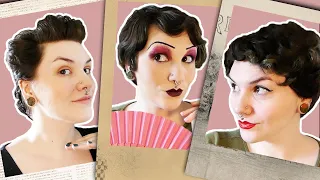 VINTAGE HAIRSTYLES // 3 Ways I Style My Short Hair for HISTORICAL & RETRO LOOKS