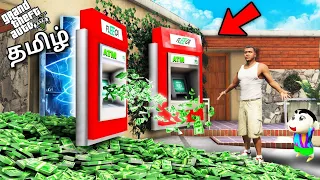 GTA 5!! FRANKLIN OPEN AND FIND MONEY & CASH OUTSIDE HIS HOUSE WALL IN GTA 5 || TAMIL || GTA 5