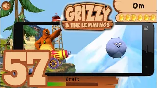 Grizzy and the Lemmings The cannon! Part 57 (Android/iOS)