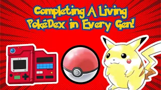 Completing A Living Dex In Every Gen!! #pokemon #stream #shorts