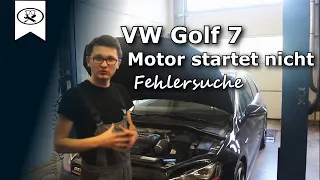 VW Golf 7 Motor Startet Nicht Fehlersuche  | VW Golf 7 troubleshooting | VitjaWolf  | Tutorial | HD