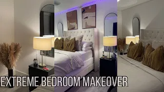 EXTREME BEDROOM MAKEOVER | ROOM TRANSFORMATION | REDECORATING MY ROOM FOR $1000 | AESTHETIC BEDROOM