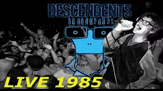 Desendents "Suburban Home / Good Good Things" Live Video 1985 with Lyrics