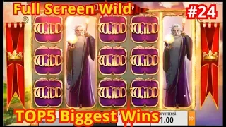 TheBestMoments | TOP5 Biggest Wins #24. Full Screen Wild