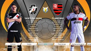 PES 2021 - VASCO x FLAMENGO - BRASILEIRÂO 2020 - BMPES 1.0