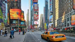 [4K] Walking Tour Of Times Square NEW YORK City USA Travel vlog