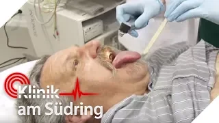 Mann ist die Zunge gewachsen: Jetzt ist sie zu groß für den Mund | Klinik am Südring | SAT.1 TV