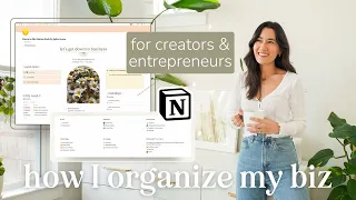 👩🏻‍💻 How I Organize My Business in Notion | productivity system, team workflow, & Notion AI