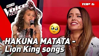 Cute kids singing songs from the LION KING | Top 6