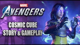 Marvel's Avengers  - Cosmic Cube Story (Beating the Odds Villain Sector)  (Subtitles, NO Commentary)